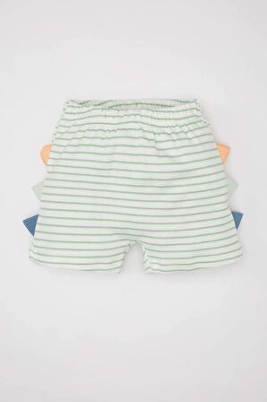 DeFacto Erkek Bebek Çizgili Ribana Şort C8327A524HSER105