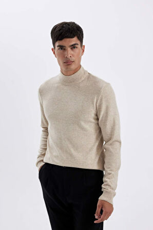 DeFacto Slim Fit Balıkçı Yaka Kazak R1127AZ24WNBG300