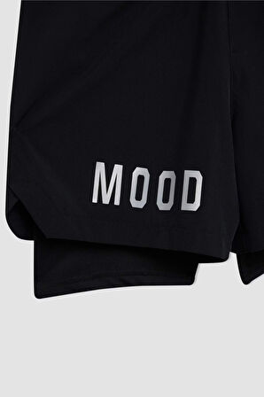 DeFactoFit Slim Fit Dar Kesim Fermuarlı Telefon Cepli Sporcu Taytlı Şort Z2147AZ24AUBK81