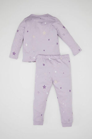 DeFacto Kız Bebek Disney Mickey & Minnie Uzun Kollu Penye Pijama Takımı D3617A524WNPR77