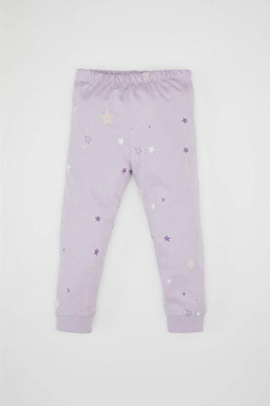 DeFacto Kız Bebek Disney Mickey & Minnie Uzun Kollu Penye Pijama Takımı D3617A524WNPR77