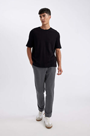 DeFacto Kumaş Pantolon Tailored Regular Fit Normal Kesim Basic Düz Cepli Düz Paça D3707AX24AUAR167
