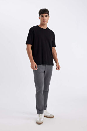 DeFacto Kumaş Pantolon Tailored Regular Fit Normal Kesim Basic Düz Cepli Düz Paça D3707AX24AUAR167