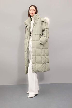 DeFacto Regular Fit Kapüşonlu Parka C9773AX24WNGN1127