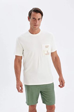 Regular Fit Bisiklet Yaka Kısa Kollu Tişört