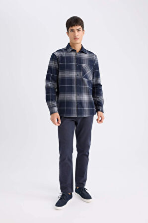 DeFacto Chino Pantolon Regular Fit Normal Kesim Cepli Düz Paça D1050AX24WNNV128