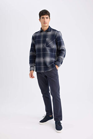 DeFacto Chino Pantolon Regular Fit Normal Kesim Cepli Düz Paça D1050AX24WNNV128