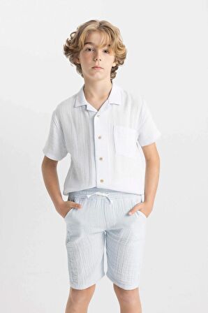 DeFacto Erkek Çocuk Müslin Şort Z5370A624HSBE61