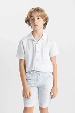 DeFacto Erkek Çocuk Müslin Şort Z5370A624HSBE61