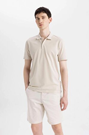 DeFacto Regular Fit Gabardin Bermuda Şort C7684AX24SMER117