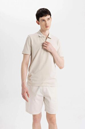DeFacto Regular Fit Gabardin Bermuda Şort C7684AX24SMER117