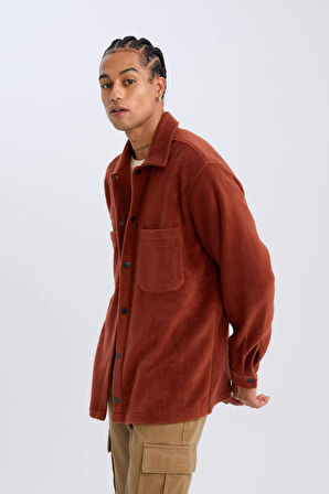 DeFacto Relax Fit Polar Uzun Kollu Gömlek A4782AX24WNBR330