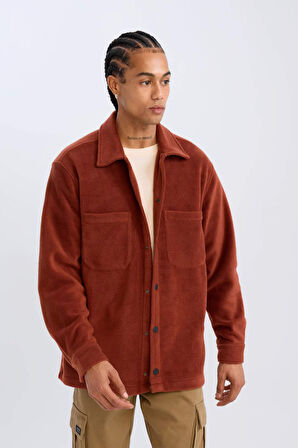 DeFacto Relax Fit Polar Uzun Kollu Gömlek A4782AX24WNBR330