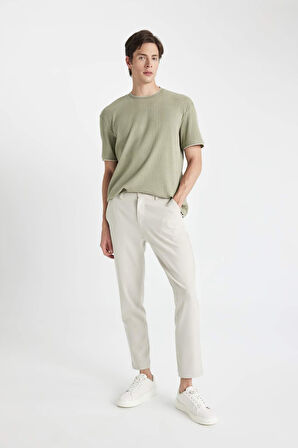 DeFacto Tailored Fit Düz Paça Her Yöne Esneyen Pantolon C7508AX24AUBG755