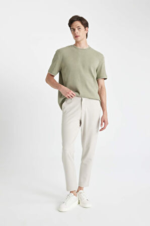 DeFacto Tailored Fit Düz Paça Her Yöne Esneyen Pantolon C7508AX24AUBG755