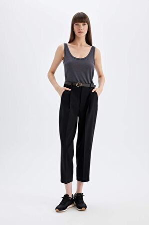 DeFacto Regular Fit U Yaka Keten Karışımlı Basic Atlet D4453AX24HSAR148
