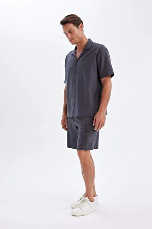 DeFacto Relax Fit Pamuklu Şort C7672AX24SMAR148