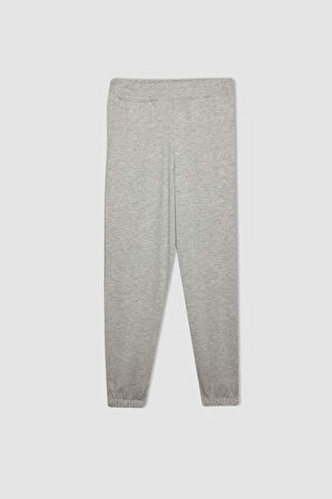 DeFactoFit Oversize Geniş Kalıp Sporcu Eşofman Altı Çift Cepli Jogger Paça Standart Boy Skuba Dalgıç Kumaş Z6694AZ24AUGR93
