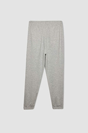 DeFactoFit Oversize Geniş Kalıp Sporcu Eşofman Altı Çift Cepli Jogger Paça Standart Boy Skuba Dalgıç Kumaş Z6694AZ24AUGR93