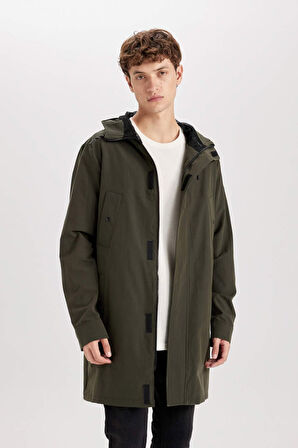 Regular Fit Kapüşonlu Parka