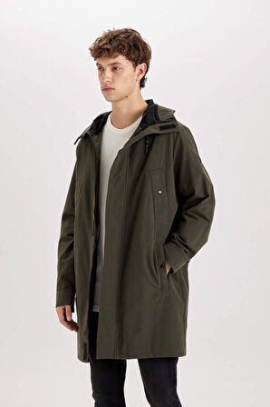 Regular Fit Kapüşonlu Parka