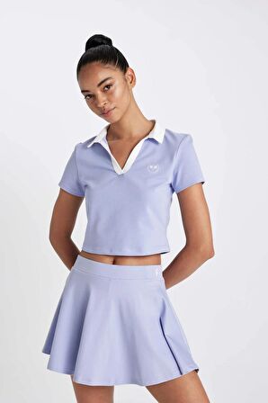 DeFactoFit Standart Fit Polo Yaka Sporcu Kısa Kollu Tişört B4573AX24SPPR317