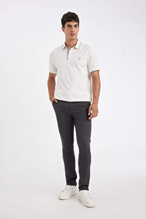 DeFacto Slim Fit Dar Paça Gabardin Chino Kanvas Pantolon W3012AZ24AUAR110