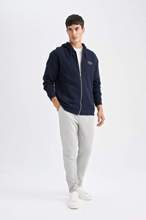DeFacto Slim Fit Düz Paça Pike Eşofman Altı R9261AZ24AUGR210