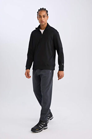 DeFactoFit Kalın Jogger Eşofman Altı Standart Fit Cepli Sporcu Beli Lastikli D6312AX24WNAR231