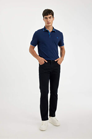 DeFacto New Regular Fit Kısa Kollu Pike Polo Tişört D5993AX24SMNV241