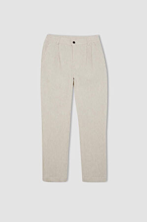 DeFacto Pantolon Tailored Regular Fit Normal Kesim Düz Paça Cepli D3704AX24AUBG755