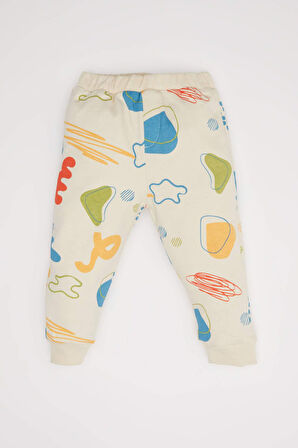 DeFacto Erkek Bebek 2'li Takım Desenli İnce Sweatshirt Alt D5822A5NSER42