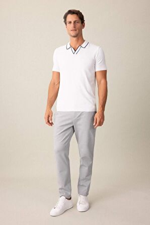 DeFacto Jogger Düz Paça Her Yöne Esneyen Yazlık Kumaş Pantolon T6317AZ24SPGR210