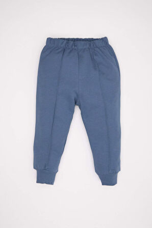 DeFacto Erkek Bebek 2'li Takım Baskılı Sweatshirt Beli Lastikli Jogger Eşofman Altı D2938A524WNIN34