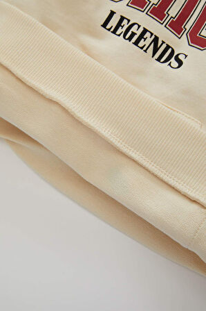 DeFacto Erkek Bebek Bisiklet Yaka Baskılı Sweatshirt D2593A524AUER42