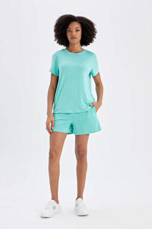 DeFactoFit Oversize Geniş Kalıp Kısa Paça Sporcu Şort C6135AX24HSGN1173