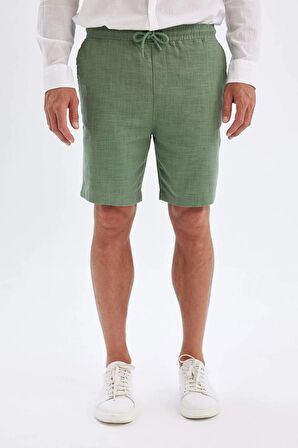DeFacto Relax Fit Pamuklu Bermuda Şort D1051AX24SMGN759