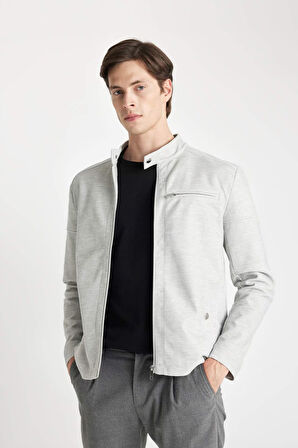 DeFacto Slim Fit Dik Yaka Astarlı Ceket Mont W2040AZ24AUGR221