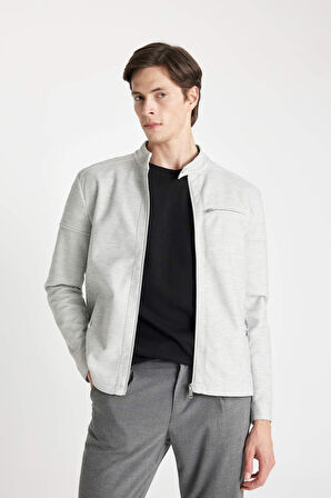 DeFacto Slim Fit Dik Yaka Astarlı Ceket Mont W2040AZ24AUGR221