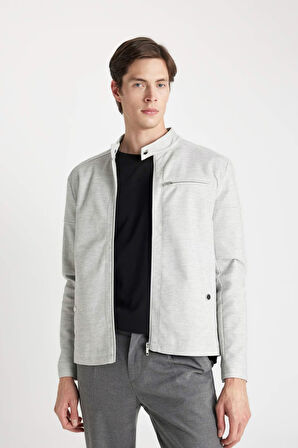 DeFacto Slim Fit Dik Yaka Astarlı Ceket Mont W2040AZ24AUGR221