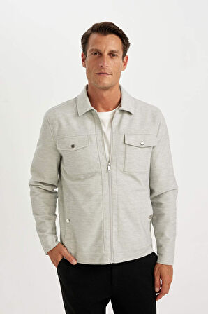 DeFacto Slim Fit Polo Yaka Astarlı Mont Y4458AZ24AUGR210