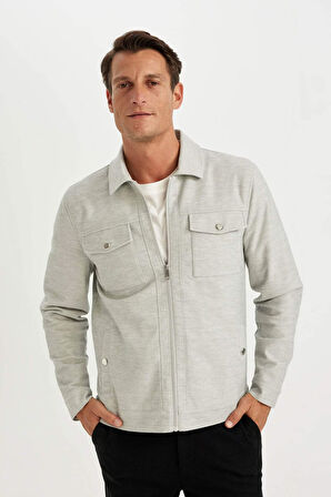 DeFacto Slim Fit Polo Yaka Astarlı Mont Y4458AZ24AUGR210
