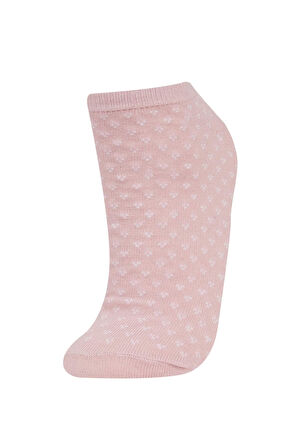 DeFacto Kadın 5'li Pamuklu Patik Çorap C6395AXNSKR1