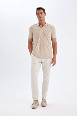 Tapered Fit Cepli Chino Kanvas Pantolon