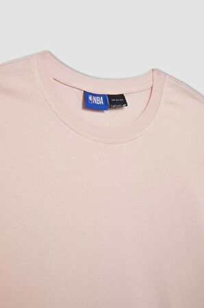 DeFactoFit NBA Milwaukee Bucks Boxy Fit Bisiklet Yaka Kısa Kollu Tişört B9889AX24SMPN262