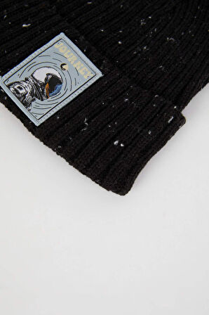 DeFacto Erkek Çocuk Fitilli Örgü Bere C8591A824WNBK27