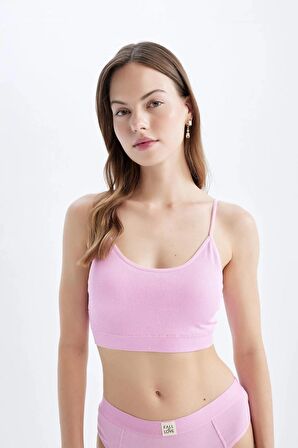 DeFacto Çıkarılabilir Pedli Seamless Bra-Fall in Love C1643AX24SPPN444
