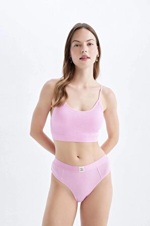 DeFacto Çıkarılabilir Pedli Seamless Bra-Fall in Love C1643AX24SPPN444