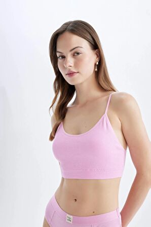 DeFacto Çıkarılabilir Pedli Seamless Bra-Fall in Love C1643AX24SPPN444