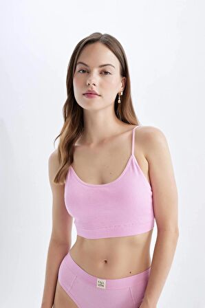 DeFacto Çıkarılabilir Pedli Seamless Bra-Fall in Love C1643AX24SPPN444